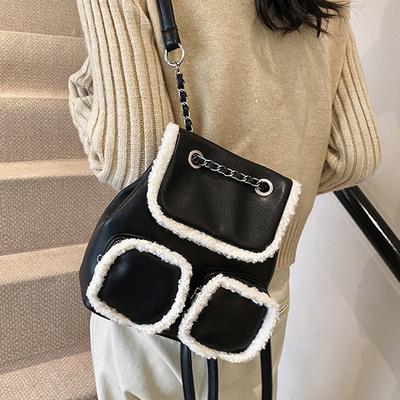 High End Fashion Shoulder Bag Women's Bag Winter New Item Student Class Shoulder Bag Multifunctional Small Backpack
