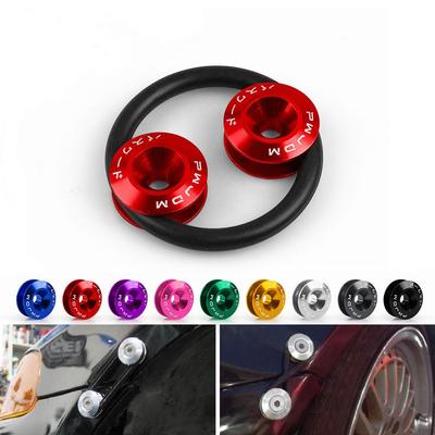Pare-chocs De Fixations À Dégagement Rapide JDM En Aluminium Pour Kit De Couvercles De Trappe De Garde-boue De Coffre De Voiture