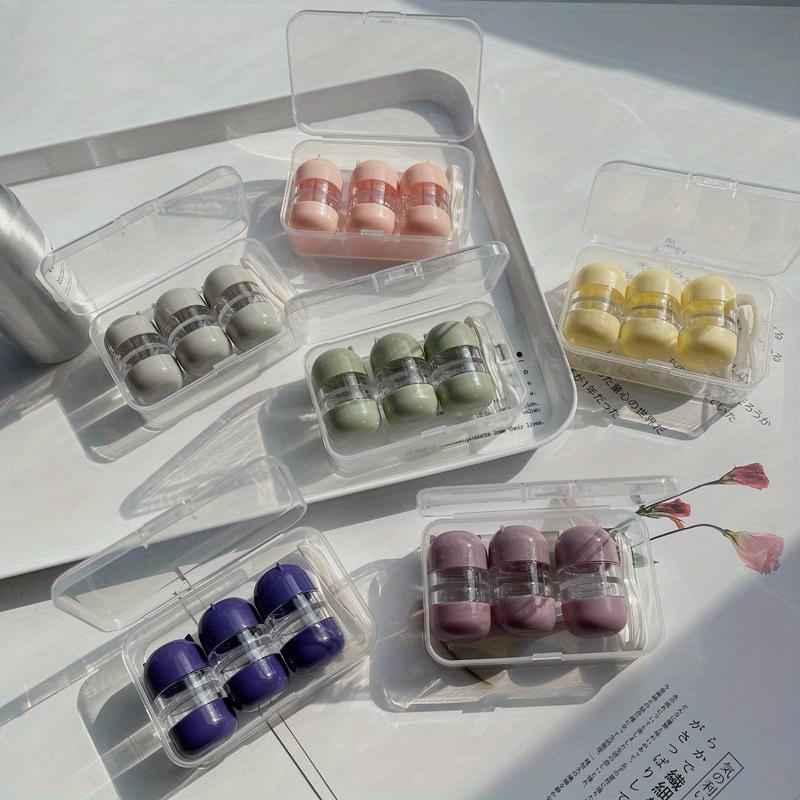 3Pair/Box Contact Lens Case Container Eye Contacts Women Travel Contact Lenses Case Leakproof Kit Holder Soak Box Easy Carry New