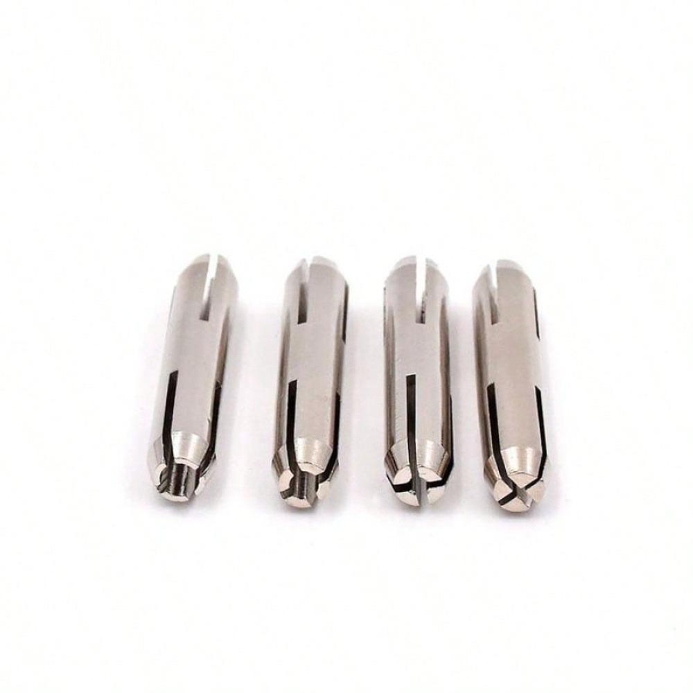 51Pcs/Set Mini Micro Aluminum Hand Drill with Keyless Chuck Twist Drill Bit Sets