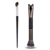 2Pcs Nose Contour Brushes for Makeup Shimmeroo Double-Ended Nose Angled Eye Shadow Contour Brushes for Makeup 2-in-1 U-Shaped Fluffy Brush Contouring
