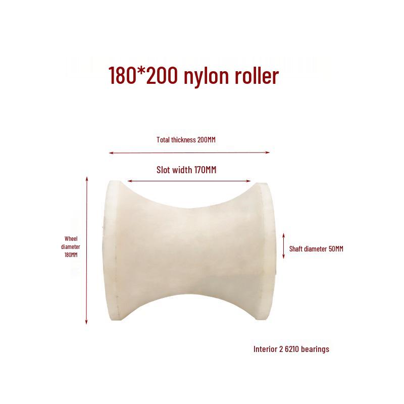 Plastic Nylon V-Groove & U-Groove Pulley for Sliding Door Trolley and Steel Wire Rope