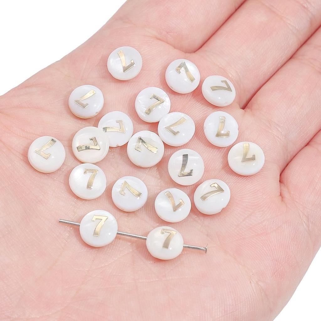 Gold Foil Seashell Beads: DIY Jewelry Making Materials for Bracelets, Necklaces, and Pendants