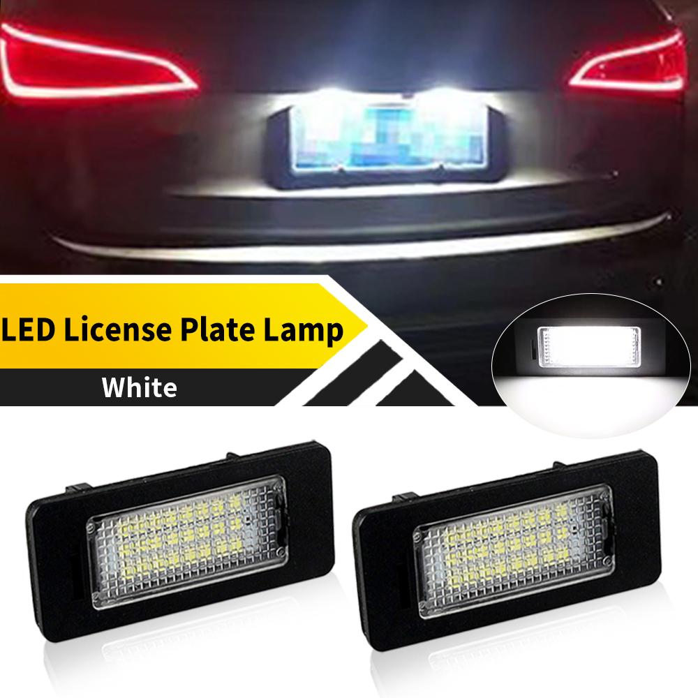 2PCS Bright License Number Plate Light 12V For BMW Z4/E89 2D Cabrio 2009-2011 K48 1600GT OEM: 63267165646, 63267193293