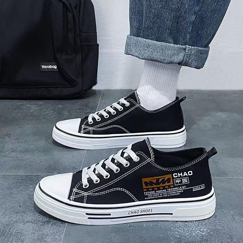 

Дышащая парусиновая обувь Мужская обувь, низкая обувь Модная студенческая повседневная обувь Tide 39