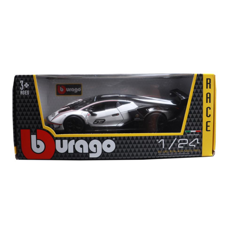 Burago 1:1:24 Lamborghini Essenza SCV12 Die-Cast Modellauto, Weiß