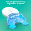 Teeth Whitening Kit with 32 LED Gum Light Silicone Mouthpiece Gel Tube Portable IPX7 Waterproof