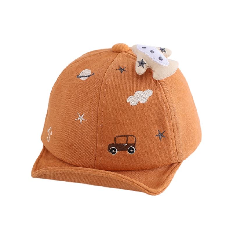 Children's Super Cute Cartoon Car Stereo Aircraft Soft Hat