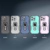For iPhone 16 15 14 13 Pro Max Phone Case Camera Lens Protect Armor Case For iPhone 14 15 16 Plus 16E Magnetic Ring Holder Cover