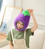 Cedar Eight Funny Headgear, Cute Cosplay Costume for Halloween, Events, School Festivals, and More (Eggplant)