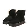 Women's Chunky-Soled Short Snow Boots 2025 Fall/Winter New Arrival Two-Way Wear Thickened Fleece Lining Warm Slip-On Women's Cotton Boots