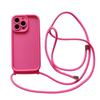 Drop-Proof Frosted iPhone 14 Pro Max Case with Crossbody Lanyard