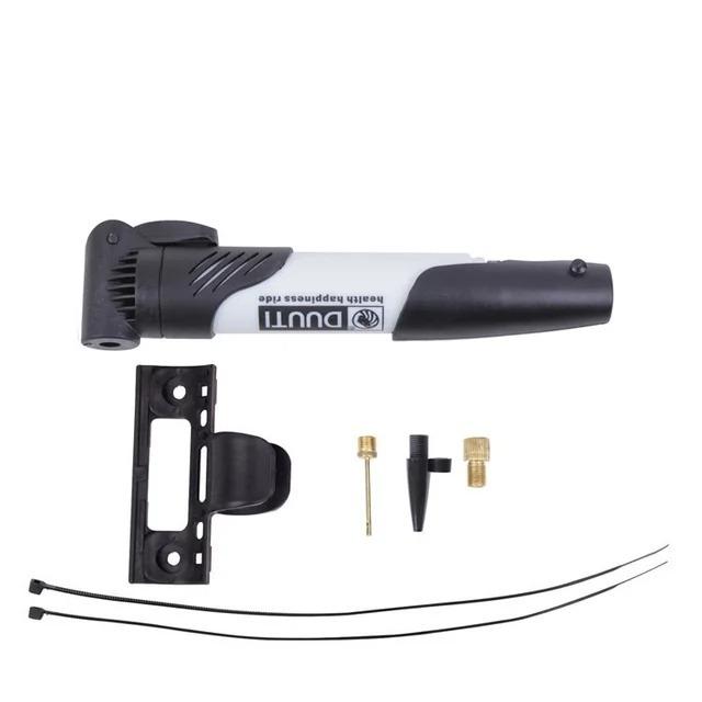 Mini Portable High-strength Plastic Bicycle Air Pump Bike Tire Inflator Super Light Accessories MTB Road Bike Cycling Pump белый