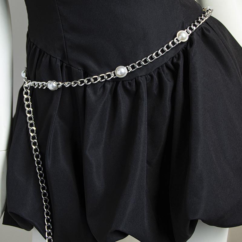 Elegant Pearl Waist Chain For Women With Lobster Clasp Casual Fashion Accessory