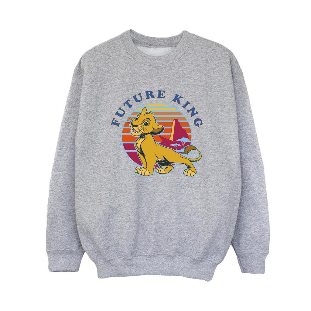 Disney Jungen-Sweatshirt „The Lion King Future King“.