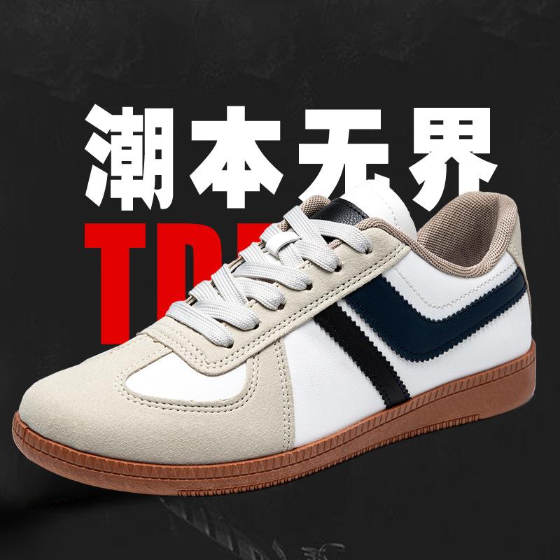 

Ретро спортивная обувь в британском стиле, новые немецкие тренировочные кроссовки на плоской подошве, повседневные мужские кроссовки Forrest Gump, кроссовки для бега, кеды, одна штука 2025 39