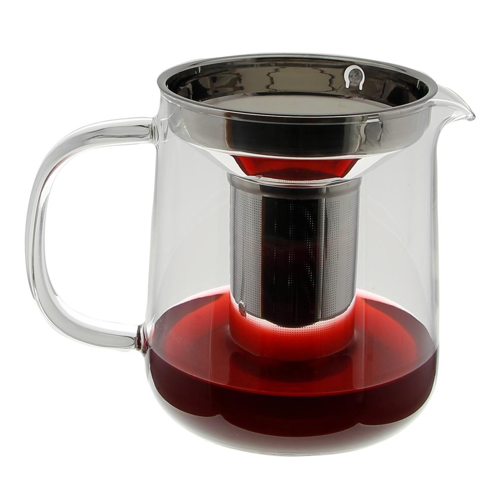 GLASS JUG FOR COFFEE AND TEA 1.2 L