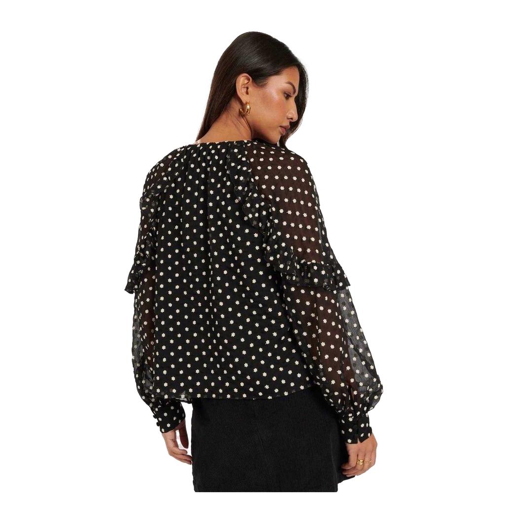 Nobody´s Child Womens/Ladies Marlow Relaxed Fit Ruffle Blouse