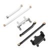 Servo Mount Steering Links Set Aluminum Alloy RC Car Steering Servo Mount Upgrade Parts for HOBBYPLU