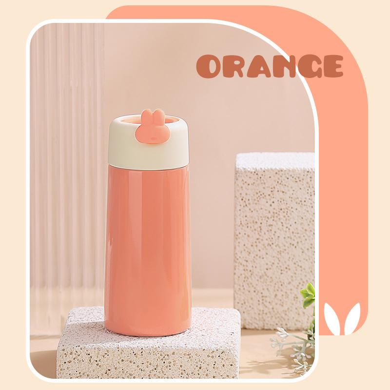 MeyJig Mini přenosná termo vakuová láhev na vodu pro děti, dárkový kelímek 200 ml