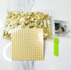 Dětské hračky Stavebnice Dárkový talíř Figurka 260g Asi 200ks Puzzle DIY pro děti 16 barev/smíšené barvy/chlapecký/dívčí styl