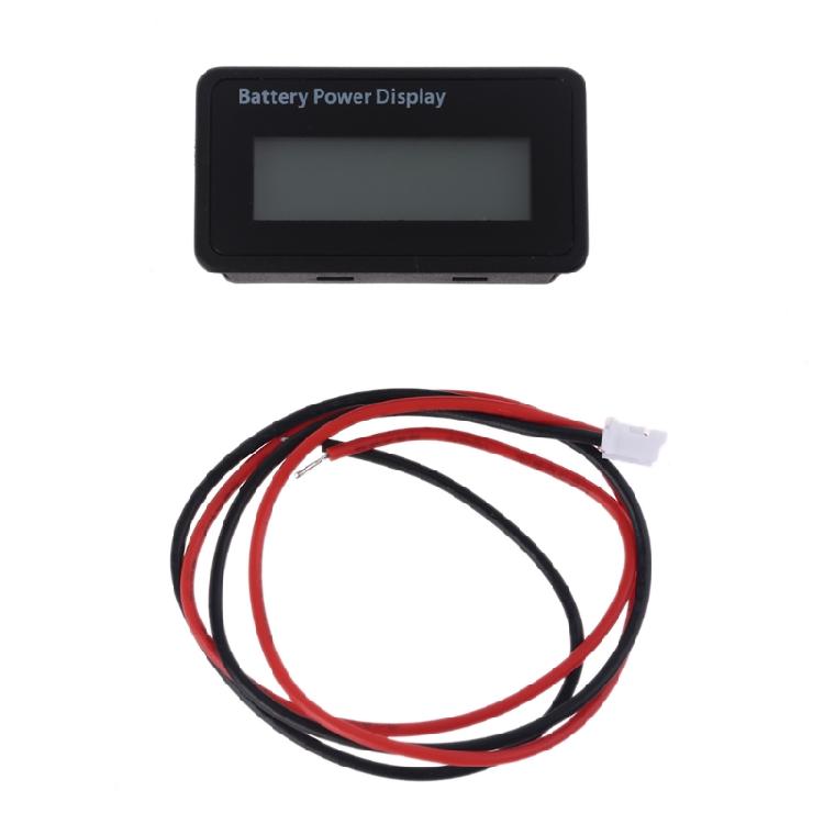 Battery Monitor Digital Battery Capacity Voltmeter Tester Percentage Level Volt