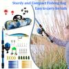 1.8-Meter Telescopic Fishing Rod for Beginners Slow Action Outdoor Equipment for Teenagers Gear for Carp Bass Target Species