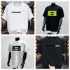Hot Selling Mens Pure Cotton Tshirt In Europe and America Loose Comfortable Fashionable Trendy Sports and Tourism 2026 New