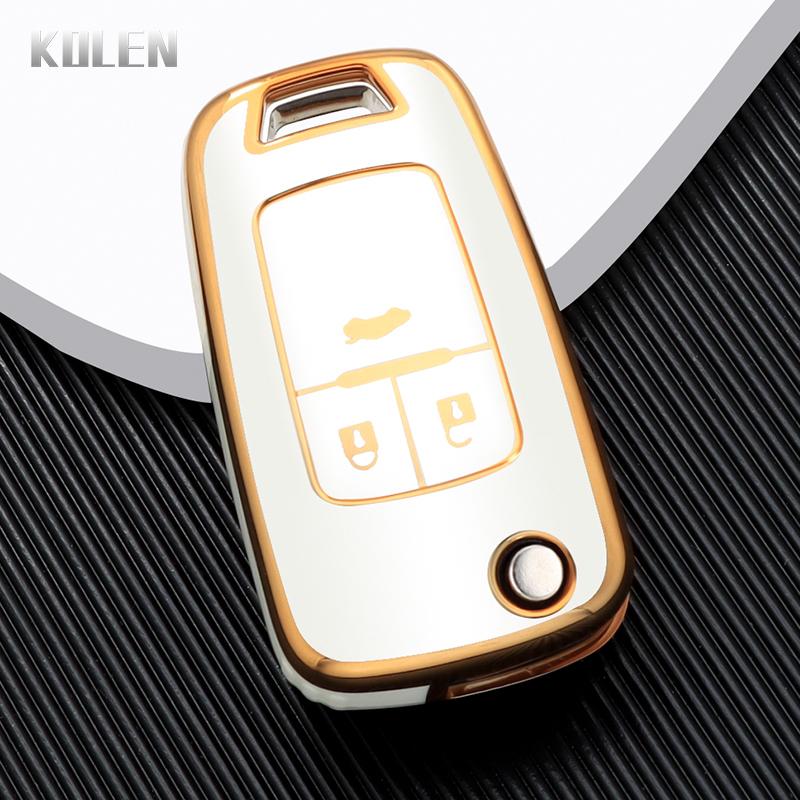 New Tpu Car Flip Key Case Cover Shell For Chevrolet Cruze Aveo Trax Sail Malibu For Opel Vauxhall Astra Corsa Meriva Insignia