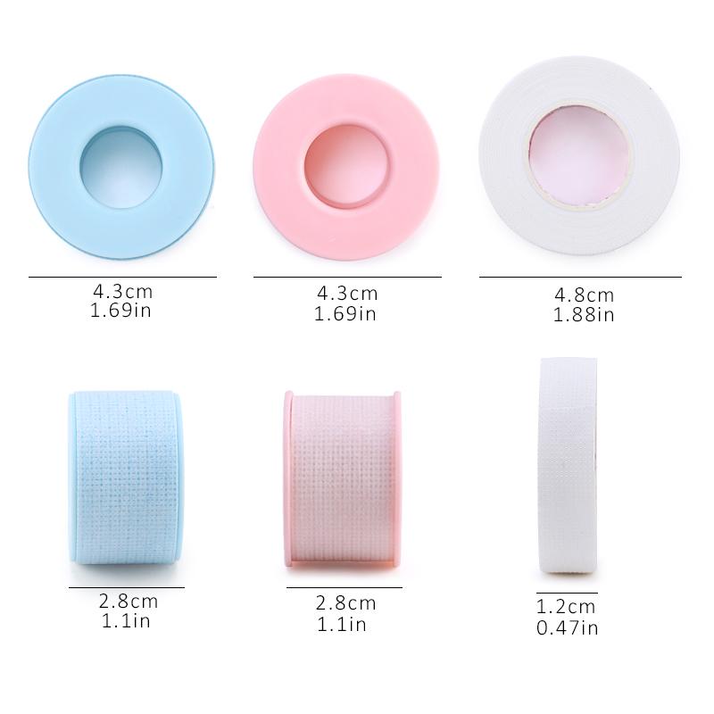 Pink breathable easy to tear Medical Tape eye Paper Under Patches Eyelash Extension Supply Eyelash Extension Tape