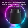 Rockmia Audio EBS-702 Mini Portable RGB Speaker Bluetooth 5.0 Outdoor Wireless Music Box With Colorful LED Light Camping Ridding