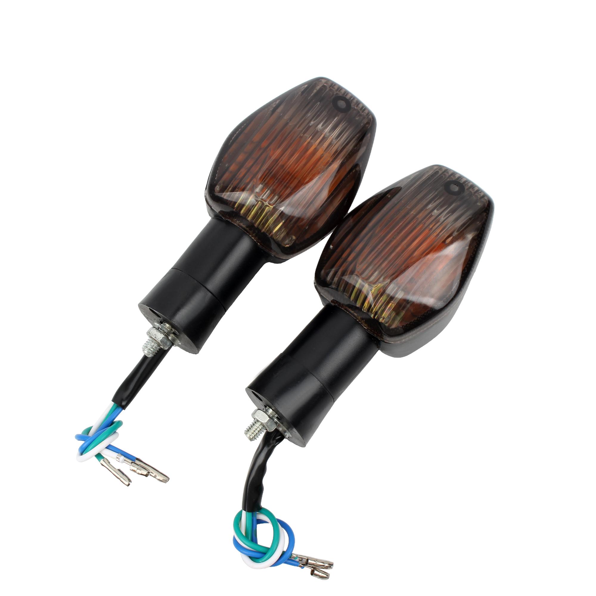 Motorcycle Turn Signal Light Indicator For Honda CB400 CBR600 CB900 CBR1000RR Motorcycle Front And Rear Turn Signal Accessories чёрный