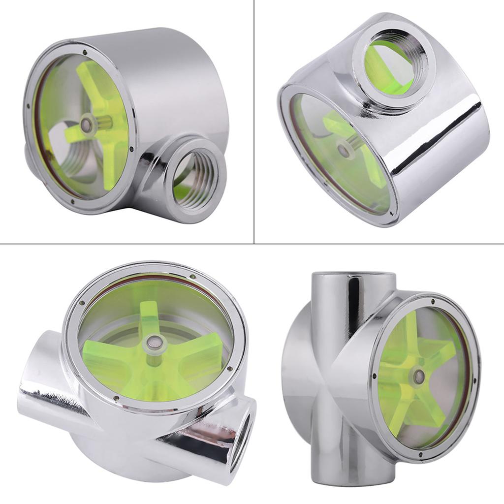 Tungsten Alloy G1/4\" Standard Female To Female Thread Computer Water Cooling Flow Indicator