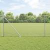 VidaXL Welded Wire Fence with 13 Posts 1.2x25 M Galvanized Steel 3351967