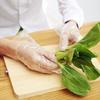 100pcs Disposable Transparent Pe Gloves Food Preparation Gloves Food Handling Uniform Size Clean And Hygienic