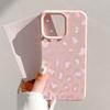 Pink Leopard Print Phone Case For iPhone 17 Pro Max 16 15 14 Plus 13 12 11 17 Air 16 Shockproof Soft Silicone Bumper Cases Cover