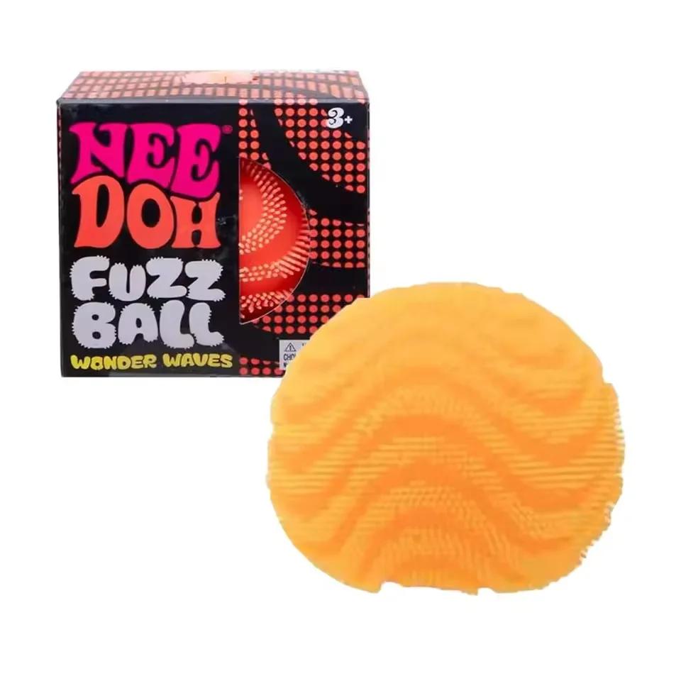 Fuzz Ball Sensorisches Knetspielzeug NeeDoh Sensorisches Quetschspielzeug Wonder Waves Strukturierter Stressabbau Fidget Ball für Erwachsene Kinder