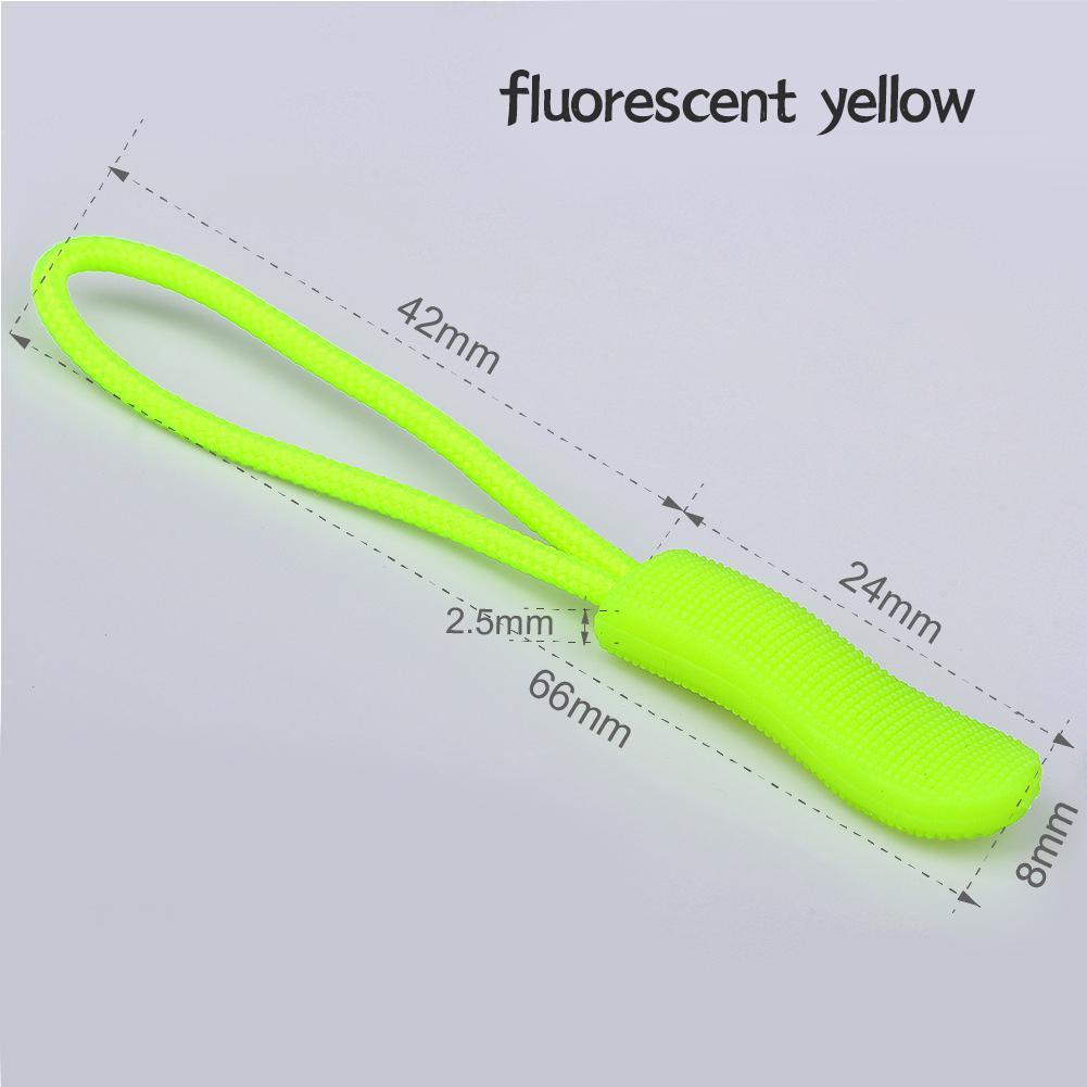 150/100/50/20/10pcs TPU Plastic Puller Injection Zipper Rope Luggage Zipper Pull Handle Pull Tail Zipper Pull Rope