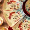Naijiang Red Ceramic New Year Dinnerware Set
