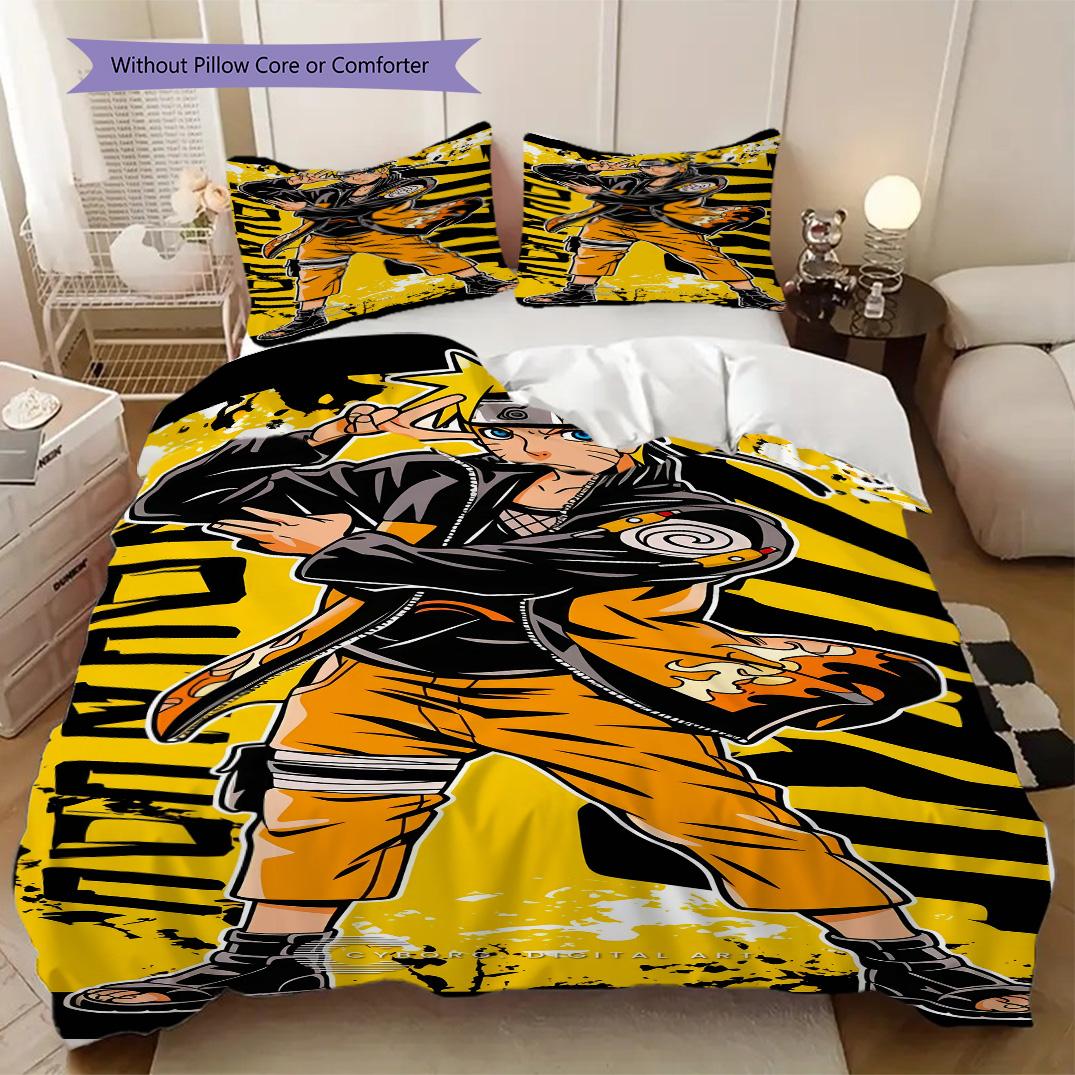 

Anime-Naruto Soft and Comfortable Duvet Cover, Children s Bedding Set Gift, Extra Large Size, Various Sizes Available LXR54 135x200cm