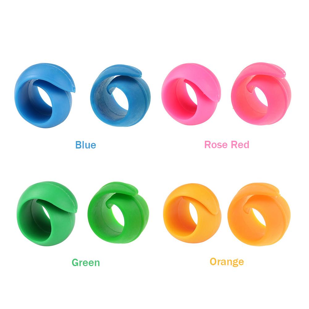 2pcs Bobbin Thread Holders Cross Stitch Accessories Silica Gel Retaining Clips Mini for Quilting Sewing Machine Spool Organizing