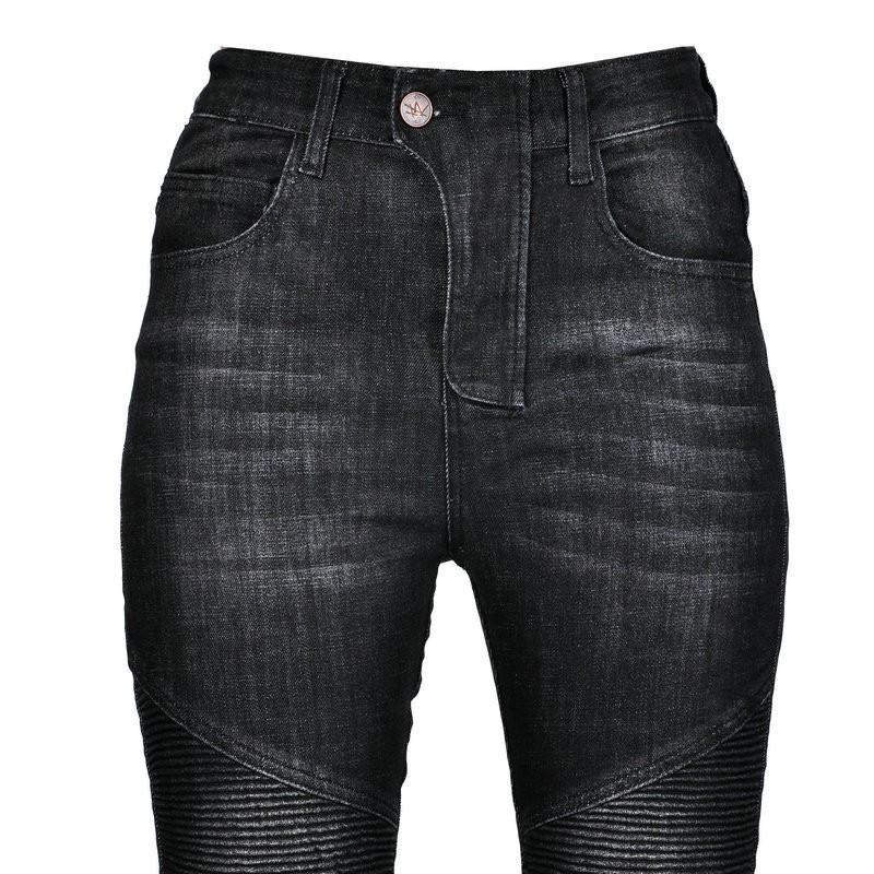 Womens Motorcycle Riding Jeans With Silicone Padding Protective Gear Harley Style Biker Outfit Season