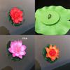 Elegant 10cm Artificial Lotus Flower Water Lily Fake Plant For Swimming Pool Decor