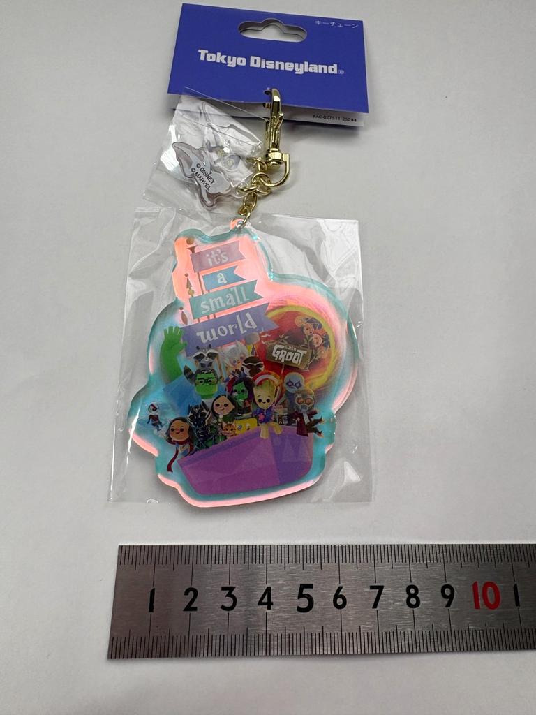 Tokyo Disney Resort Its Small World Groot Keychain Marvel Japan