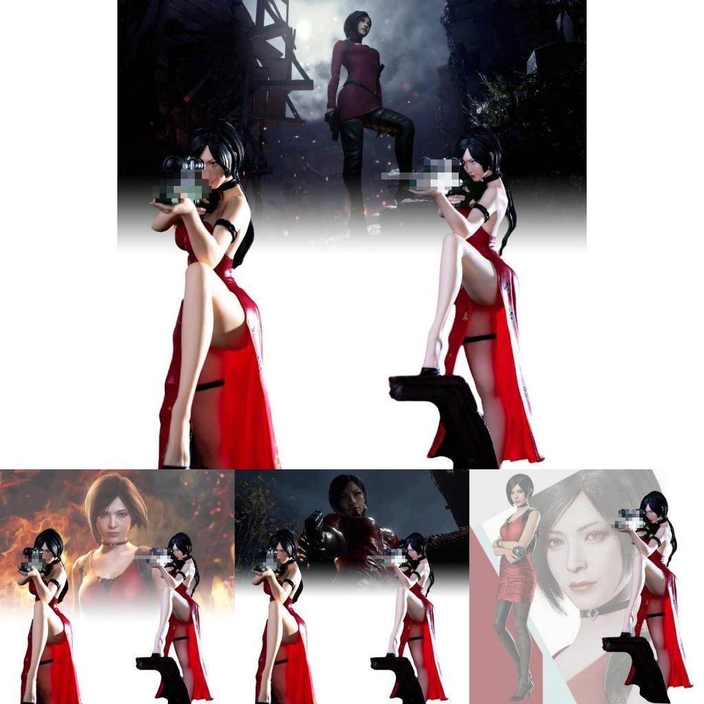 Yüksek Kalite Resident Evil Ada Wong Hunter Gk Figür Koleksiyonluk Pvc Model Teşhir Parçası