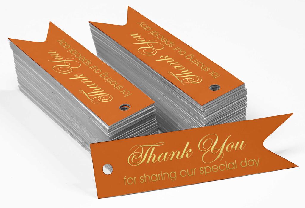 Inkdotpot Gold Foil Paper Hang Tags Thank You For Sharing Our Special Day Bridal Shower Favor Tags 100