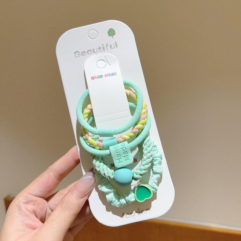 High-end Feel  Elastic and Durable  Thick Hair Tie Versatile Ponytail Hair Band  Hair Tie Women's Hair Tie  Leather Band  Leather Cover  Headwear