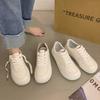 Fashion Women's sports shoes genuine leather breathable white shoes casual sports shoes adult dating new 2024