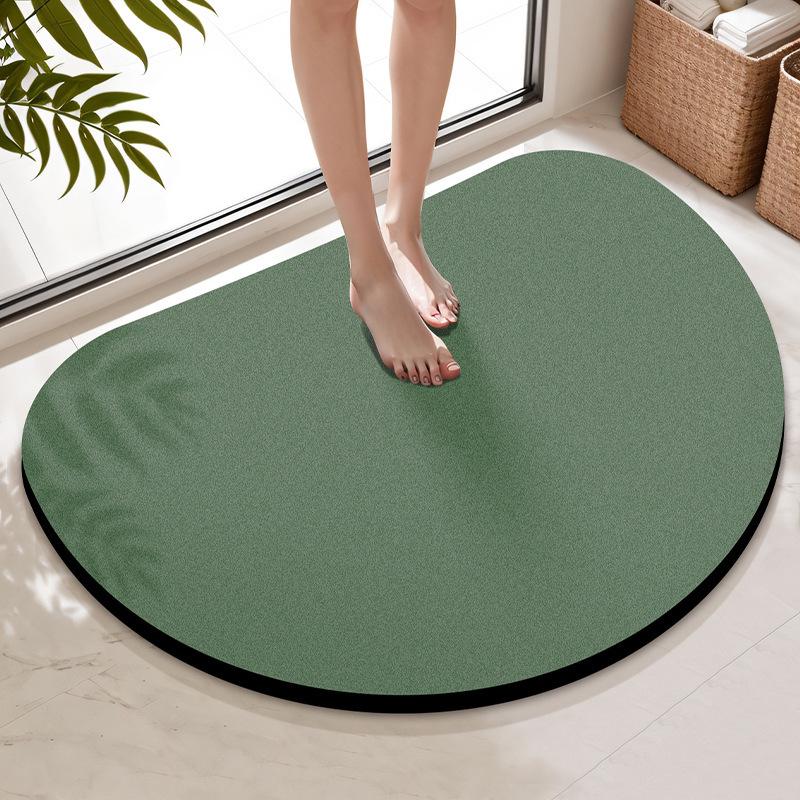 Tappetino da Bagno Antiscivolo Asciugatura Rapida: Colore Puro, Assorbente, Resistente allo Sporco, Facile da Curare.