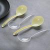 Fanshun 17cm Disposable Plastic Soup Spoons